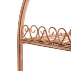 SAFAVIEH Bryn Victorian Wrought Iron 4-Tier Outdoor Bakers Rack - 25 In. W x 15 In. D x 63 In. H - 25W x 15D x 63H