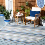 SAFAVIEH Cabana Gafia Indoor/ Outdoor Waterproof Patio Stripe Rug