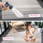 SAFAVIEH Cabana Gafia Indoor/ Outdoor Waterproof Patio Stripe Rug