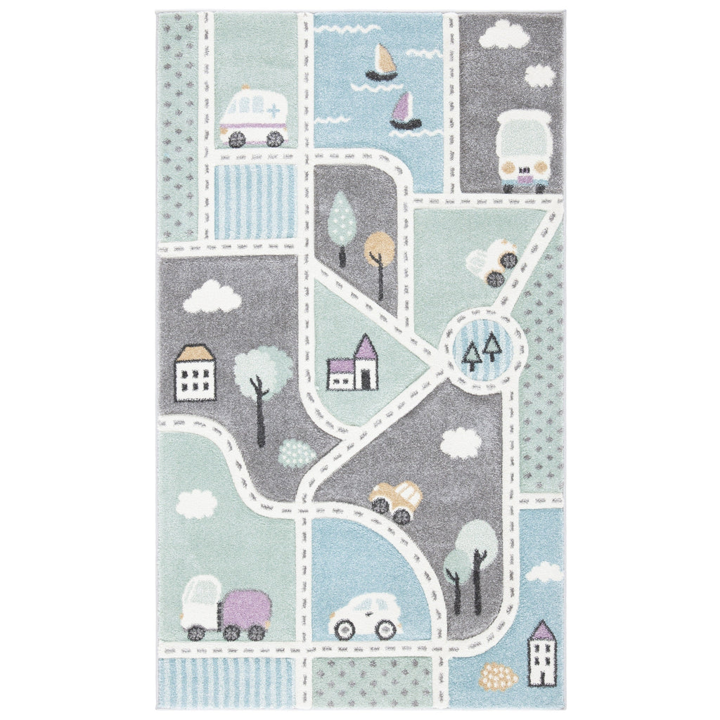 SAFAVIEH Carousel Kids Lumnie Neighborhood Rug