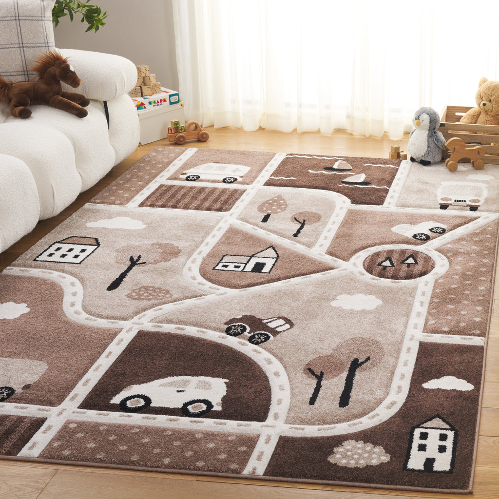 SAFAVIEH Carousel Kids Lumnie Neighborhood Rug