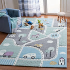 SAFAVIEH Carousel Kids Lumnie Neighborhood Rug