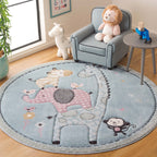 SAFAVIEH Carousel Kids Miharu Animal Rug