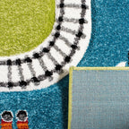 SAFAVIEH Carousel Kids Riemy Neighborhood Road Rug