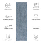 SAFAVIEH Courtyard Begajeta Indoor/Outdoor Waterproof Patio Backyard Rug.