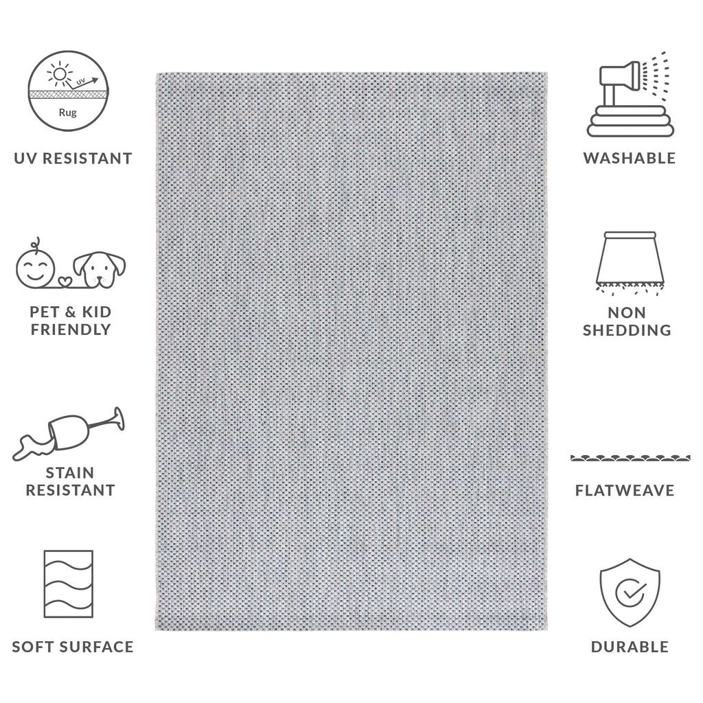 SAFAVIEH Courtyard Begajeta Indoor/Outdoor Waterproof Patio Backyard Rug.