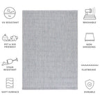 SAFAVIEH Courtyard Begajeta Indoor/Outdoor Waterproof Patio Backyard Rug.