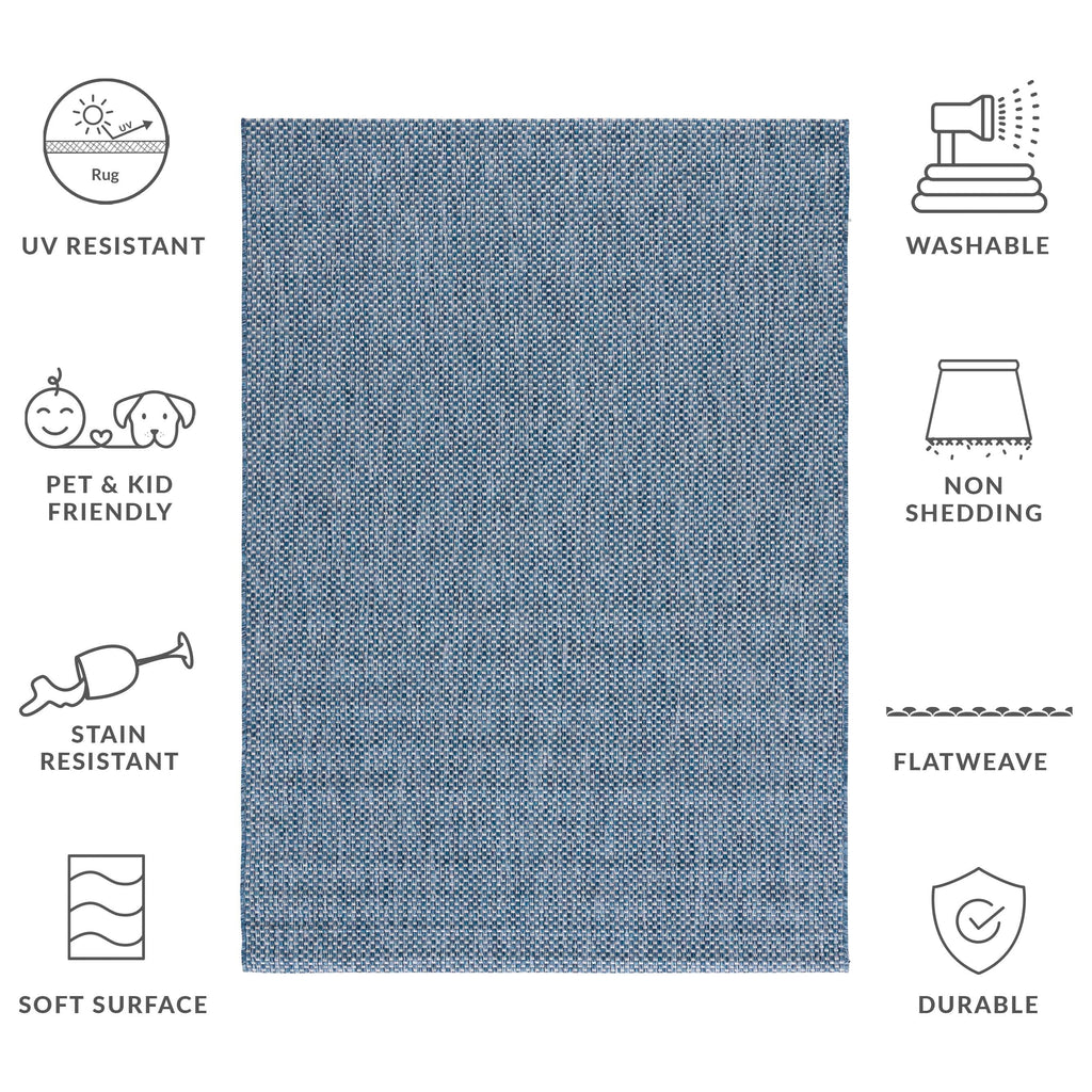 SAFAVIEH Courtyard Begajeta Indoor/Outdoor Waterproof Patio Backyard Rug.