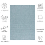 SAFAVIEH Courtyard Begajeta Indoor/Outdoor Waterproof Patio Backyard Rug.