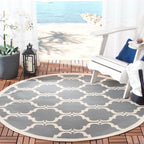 SAFAVIEH Courtyard Charleen Indoor/ Outdoor Waterproof Patio Backyard Rug