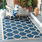 SAFAVIEH Courtyard Charleen Indoor/ Outdoor Waterproof Patio Backyard Rug