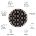 SAFAVIEH Courtyard Gulsin Indoor/ Outdoor Waterproof Patio Backyard Rug