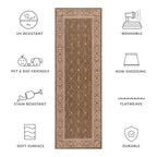 SAFAVIEH Courtyard Hendrina Indoor/ Outdoor Waterproof Patio Backyard Rug