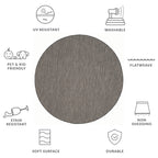 SAFAVIEH Courtyard Ilmur Indoor/ Outdoor Waterproof Patio Backyard Rug