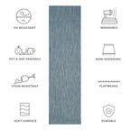 SAFAVIEH Courtyard Ilmur Indoor/ Outdoor Waterproof Patio Backyard Rug