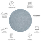 SAFAVIEH Courtyard Ilmur Indoor/ Outdoor Waterproof Patio Backyard Rug