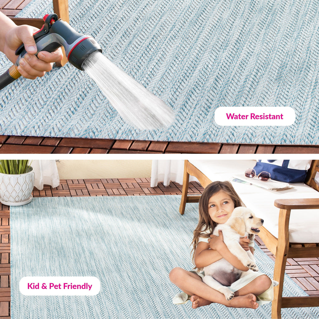 SAFAVIEH Courtyard Ilmur Indoor/ Outdoor Waterproof Patio Backyard Rug