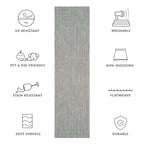 SAFAVIEH Courtyard Ilmur Indoor/ Outdoor Waterproof Patio Backyard Rug