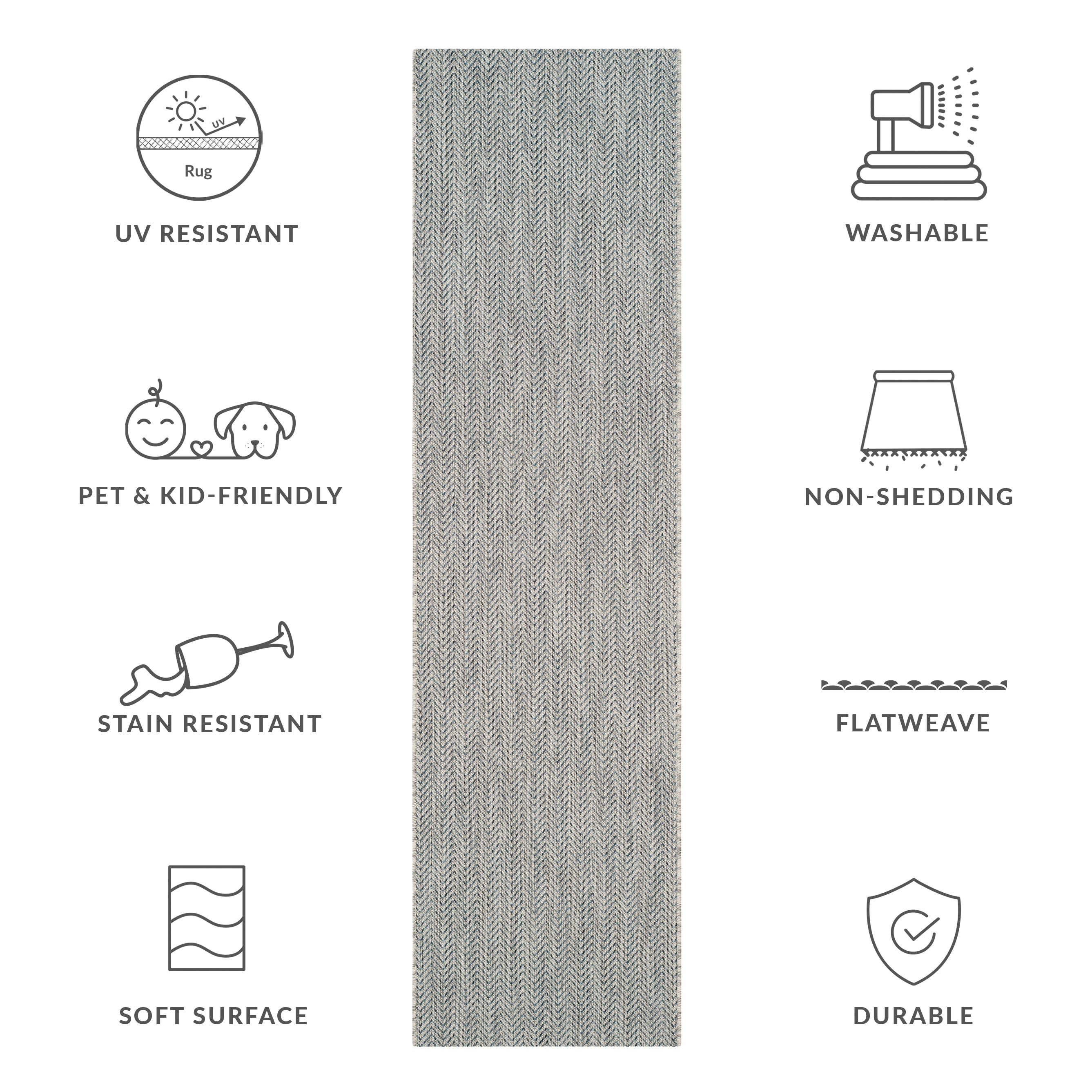 SAFAVIEH Courtyard Ilmur Indoor/ Outdoor Waterproof Patio Backyard Rug