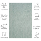 SAFAVIEH Courtyard Ilmur Indoor/ Outdoor Waterproof Patio Backyard Rug