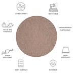 SAFAVIEH Courtyard Ilmur Indoor/ Outdoor Waterproof Patio Backyard Rug