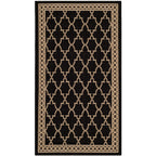 SAFAVIEH Courtyard Janell Trellis Indoor/ Outdoor Waterproof Patio Backyard Rug