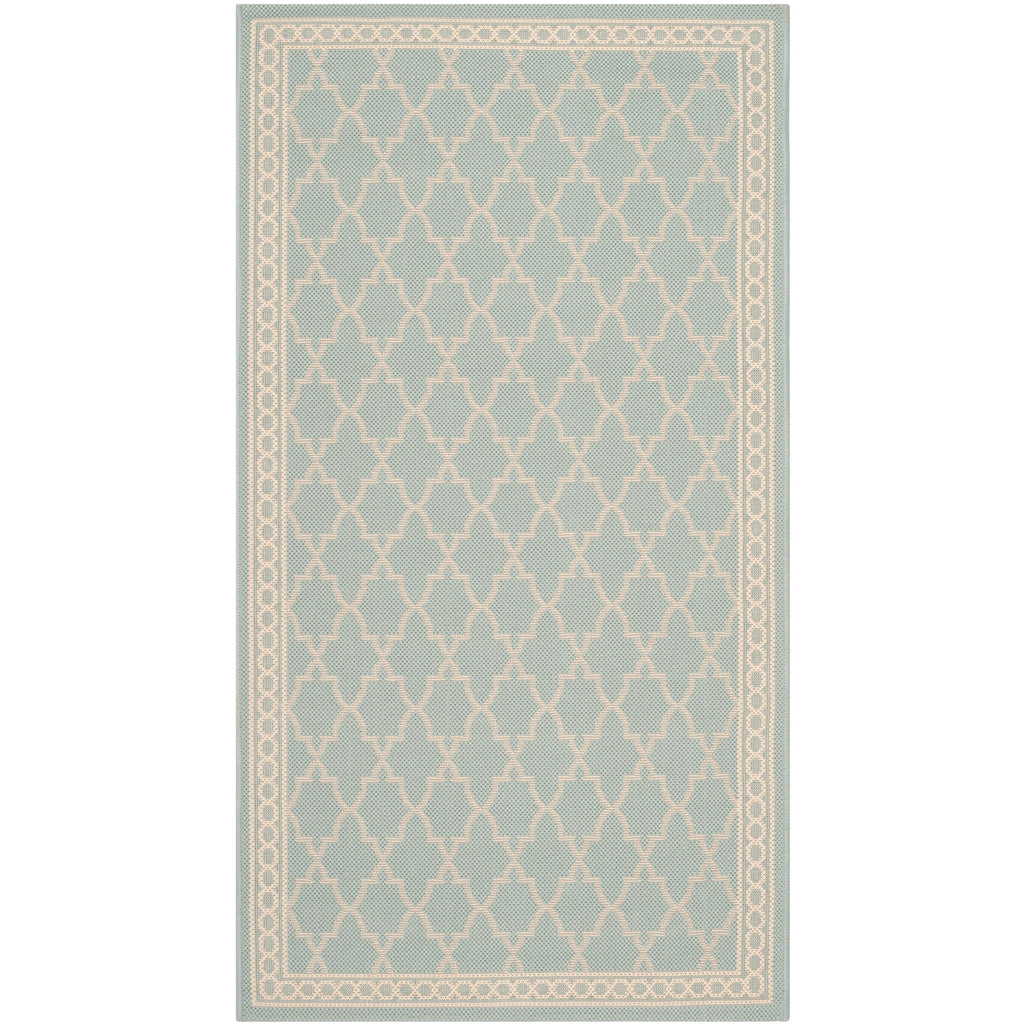 SAFAVIEH Courtyard Janell Trellis Indoor/ Outdoor Waterproof Patio Backyard Rug