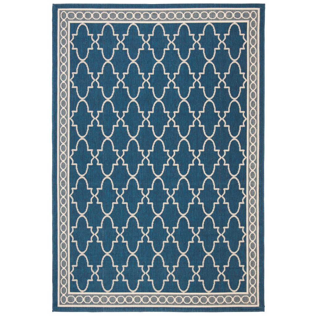 SAFAVIEH Courtyard Janell Trellis Indoor/ Outdoor Waterproof Patio Backyard Rug