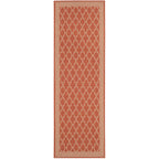 SAFAVIEH Courtyard Janell Trellis Indoor/ Outdoor Waterproof Patio Backyard Rug