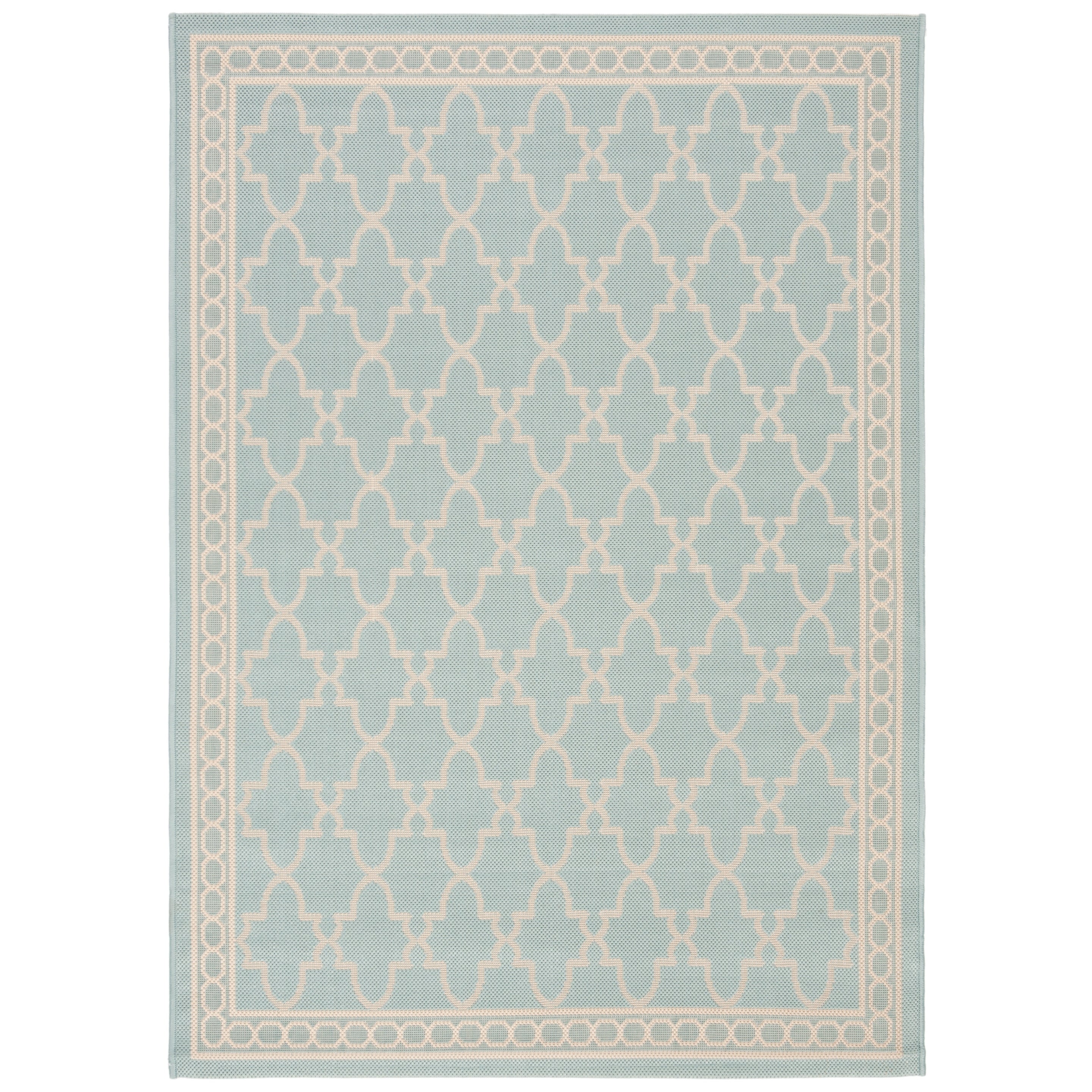 SAFAVIEH Courtyard Janell Trellis Indoor/ Outdoor Waterproof Patio Backyard Rug