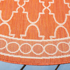 SAFAVIEH Courtyard Janell Trellis Indoor/ Outdoor Waterproof Patio Backyard Rug