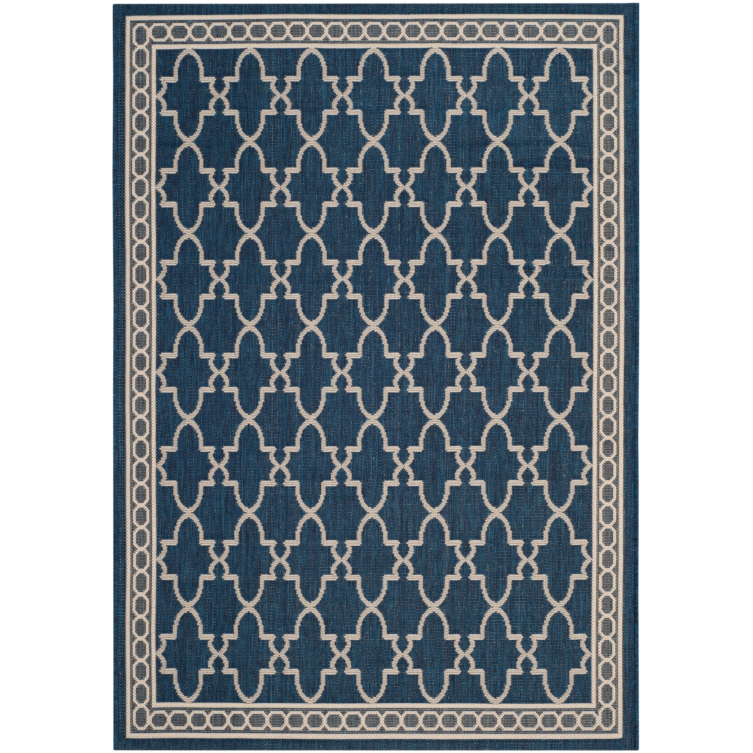 SAFAVIEH Courtyard Janell Trellis Indoor/ Outdoor Waterproof Patio Backyard Rug