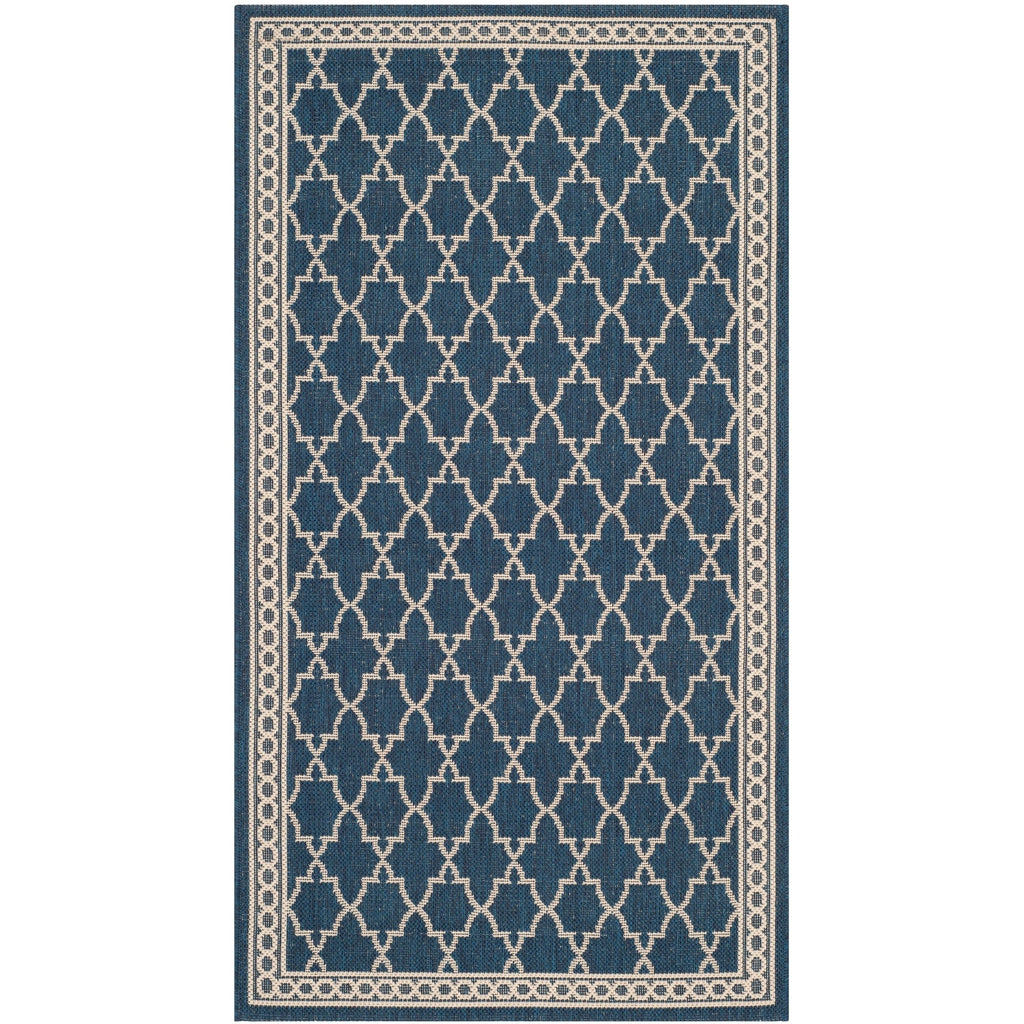 SAFAVIEH Courtyard Janell Trellis Indoor/ Outdoor Waterproof Patio Backyard Rug