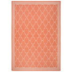 SAFAVIEH Courtyard Janell Trellis Indoor/ Outdoor Waterproof Patio Backyard Rug