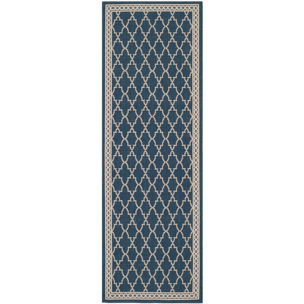 SAFAVIEH Courtyard Janell Trellis Indoor/ Outdoor Waterproof Patio Backyard Rug