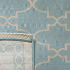 SAFAVIEH Courtyard Janell Trellis Indoor/ Outdoor Waterproof Patio Backyard Rug