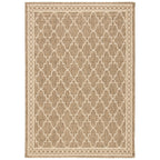 SAFAVIEH Courtyard Janell Trellis Indoor/ Outdoor Waterproof Patio Backyard Rug