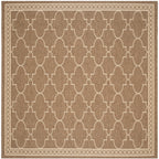 SAFAVIEH Courtyard Janell Trellis Indoor/ Outdoor Waterproof Patio Backyard Rug
