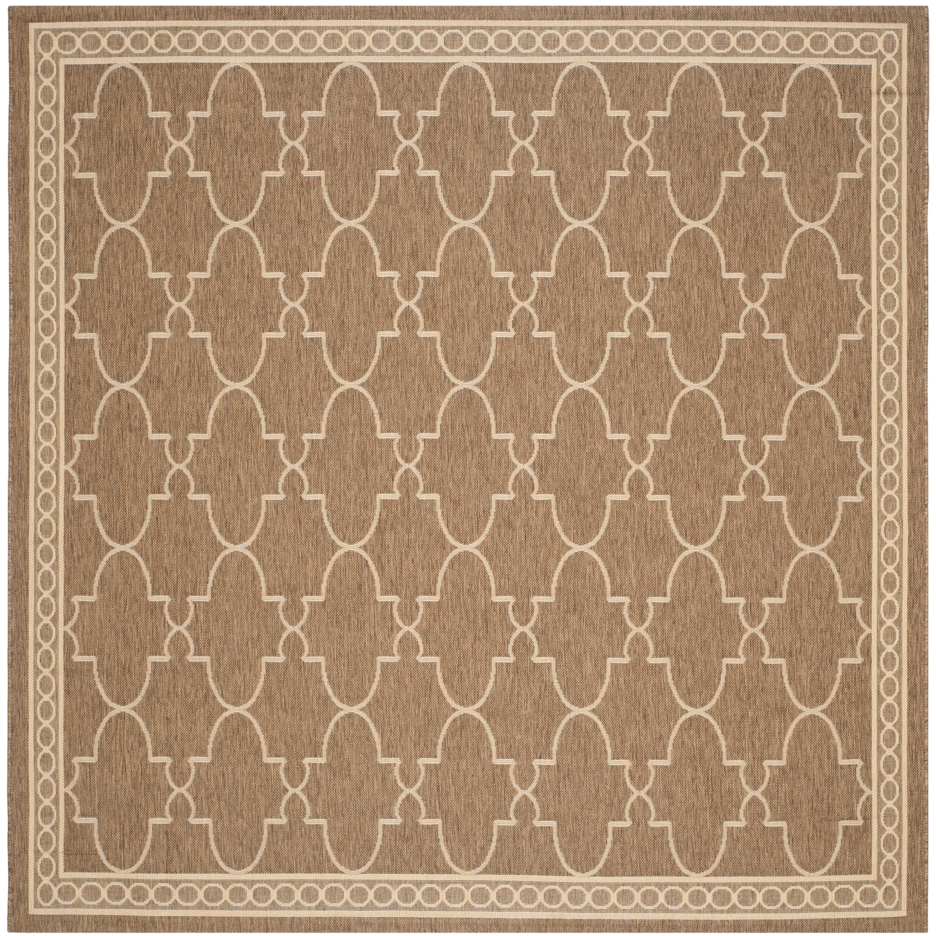 SAFAVIEH Courtyard Janell Trellis Indoor/ Outdoor Waterproof Patio Backyard Rug