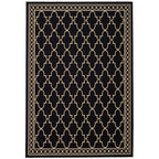 SAFAVIEH Courtyard Janell Trellis Indoor/ Outdoor Waterproof Patio Backyard Rug