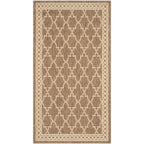 SAFAVIEH Courtyard Janell Trellis Indoor/ Outdoor Waterproof Patio Backyard Rug
