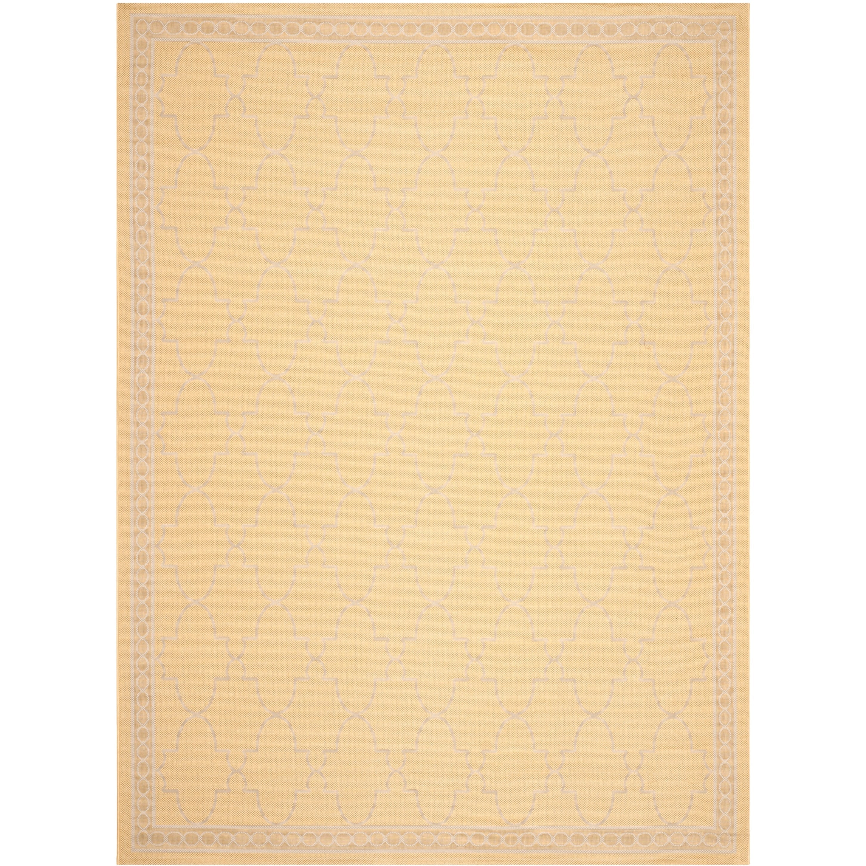 SAFAVIEH Courtyard Janell Trellis Indoor/ Outdoor Waterproof Patio Backyard Rug