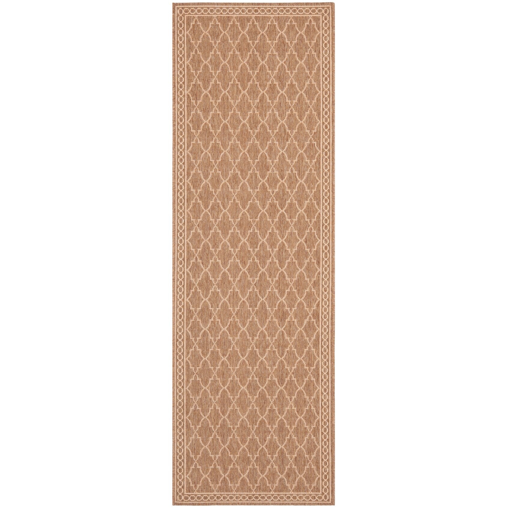 SAFAVIEH Courtyard Janell Trellis Indoor/ Outdoor Waterproof Patio Backyard Rug