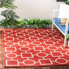 SAFAVIEH Courtyard Lilya Indoor/ Outdoor Waterproof Patio Backyard Rug