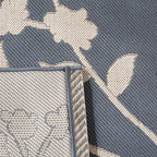 SAFAVIEH Courtyard Luann Botanical Indoor/ Outdoor Waterproof Patio Backyard Rug