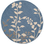 SAFAVIEH Courtyard Luann Botanical Indoor/ Outdoor Waterproof Patio Backyard Rug