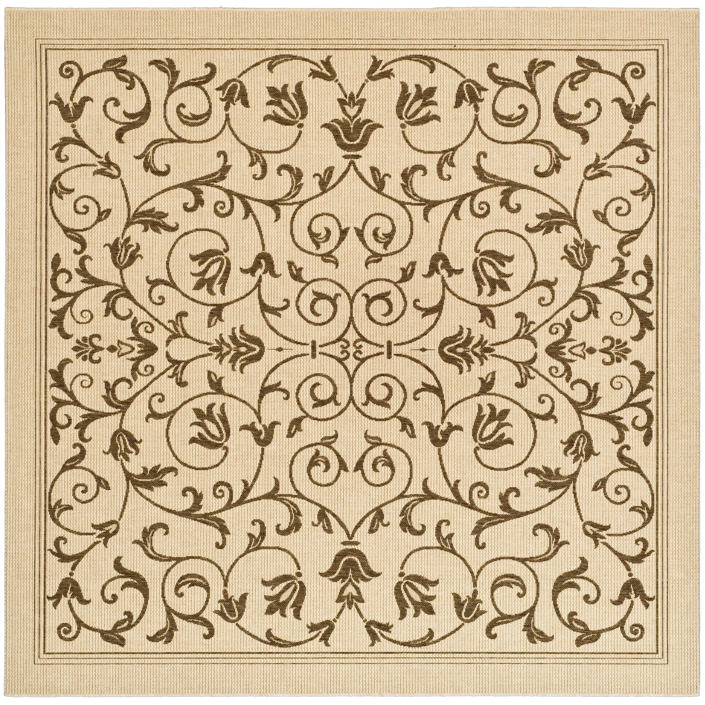 SAFAVIEH Courtyard Miljeta Indoor/ Outdoor Waterproof Patio Backyard Rug