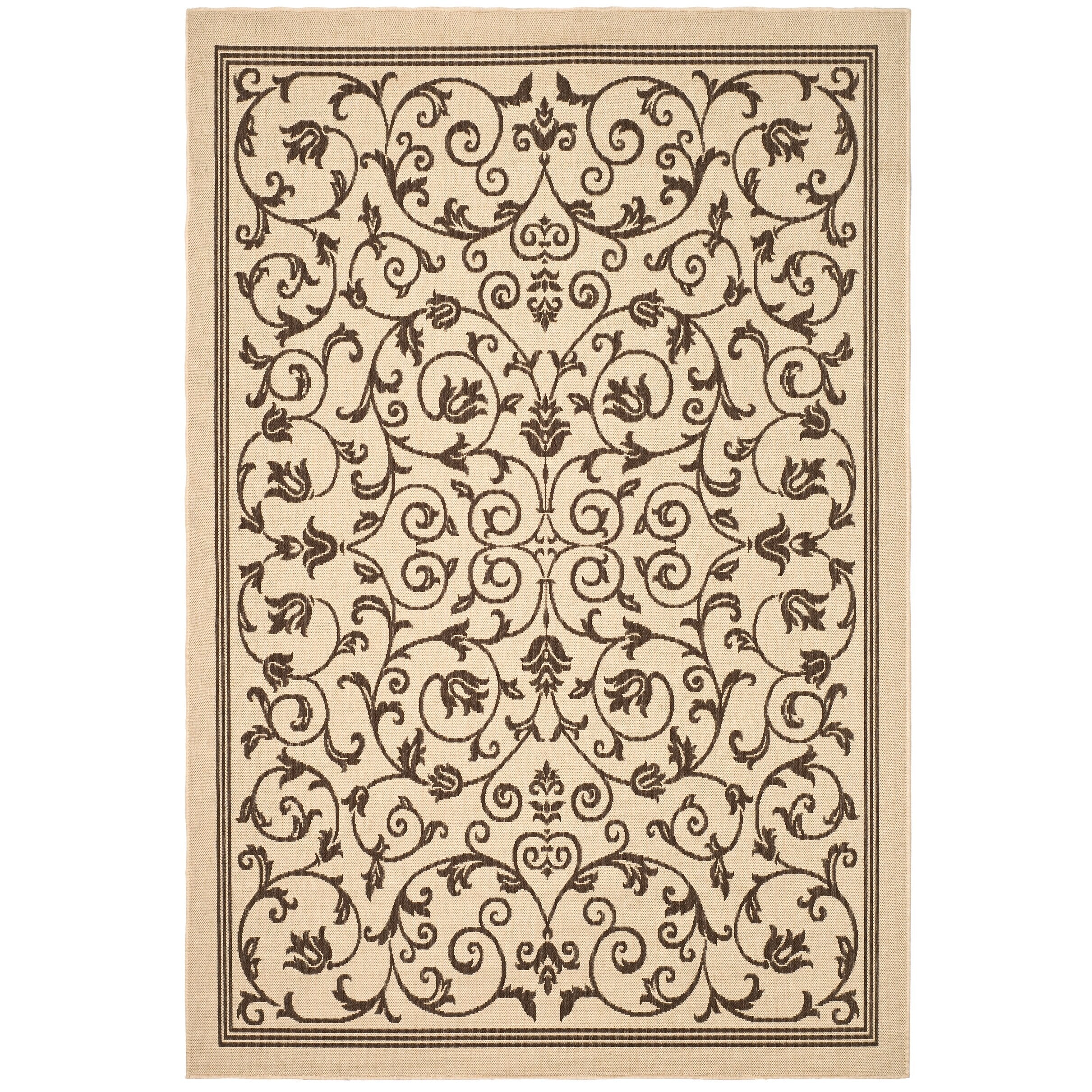 SAFAVIEH Courtyard Miljeta Indoor/ Outdoor Waterproof Patio Backyard Rug