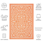 SAFAVIEH Courtyard Miljeta Indoor/ Outdoor Waterproof Patio Backyard Rug