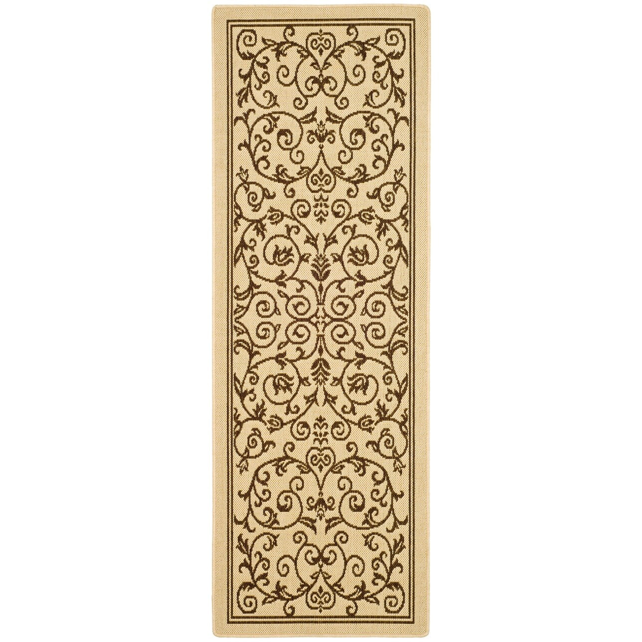 SAFAVIEH Courtyard Miljeta Indoor/ Outdoor Waterproof Patio Backyard Rug